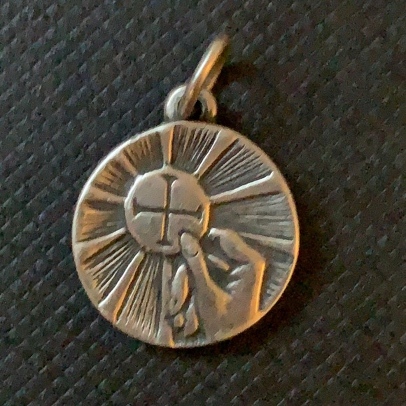 James Avery Silver Hand Iron Cross Charm - Picture 4 of 7